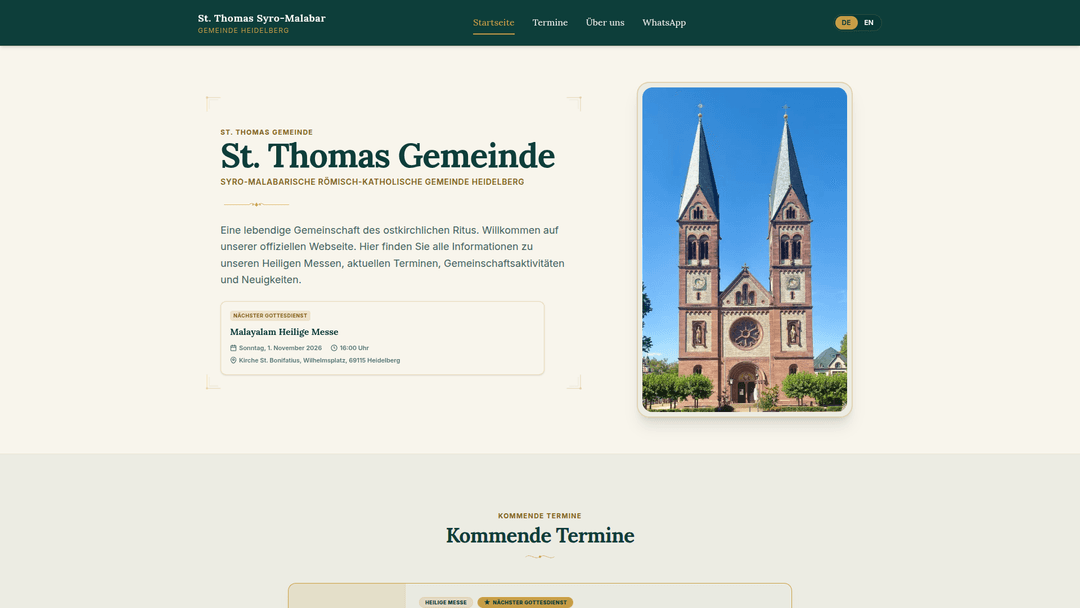 snapshot of syro malyabar heidelberg homepage